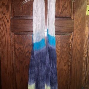 Multicolor Tie-Dye Scarf